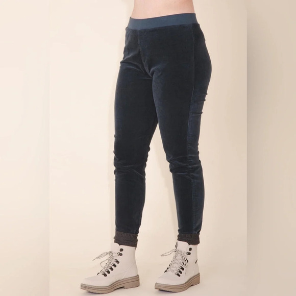 Prairie Underground Slate Gray Blue Treat Me Right Corduroy Legging Pant Medium - Picture 5 of 11